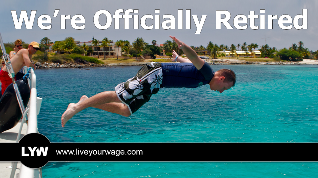 Officially Retired - Me Jumping Off a Boat
