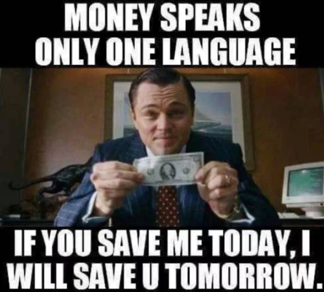 saving money meme